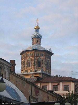 Купол Петропавловского собора в Казани